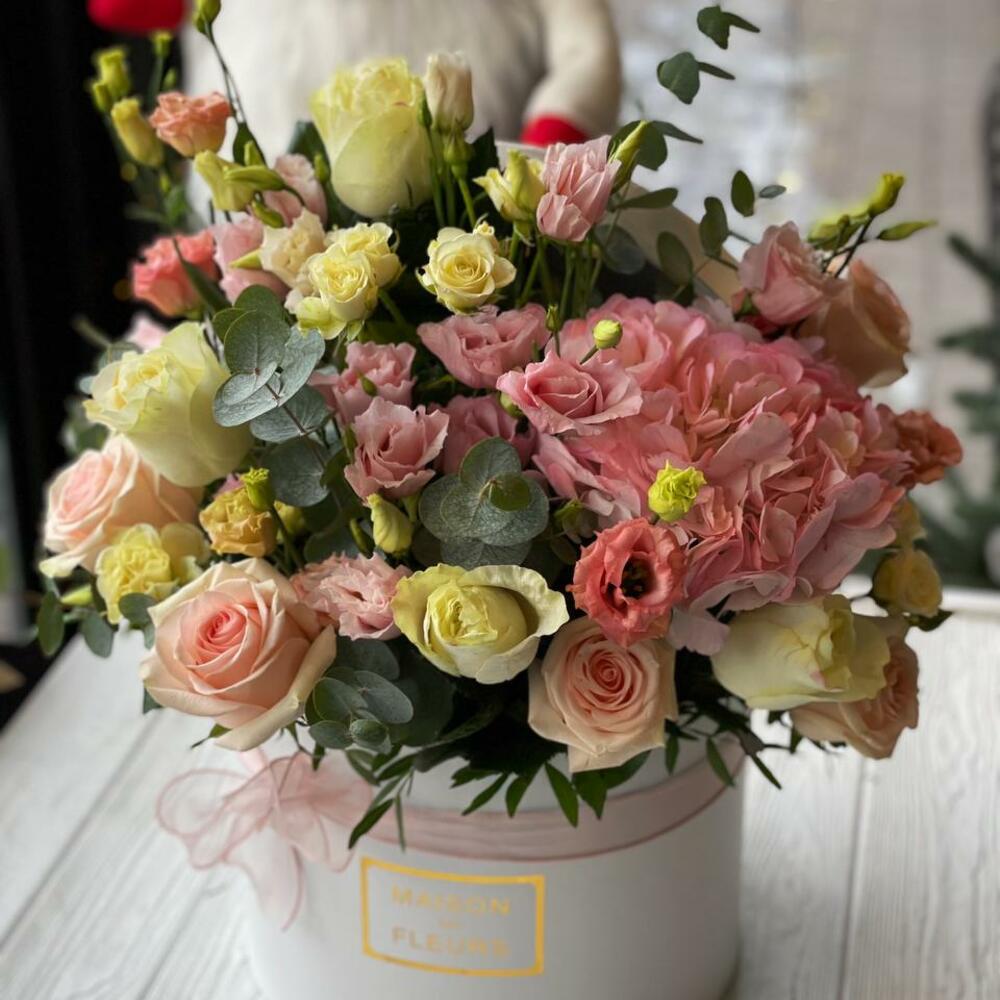 Цветочный микс в коробке