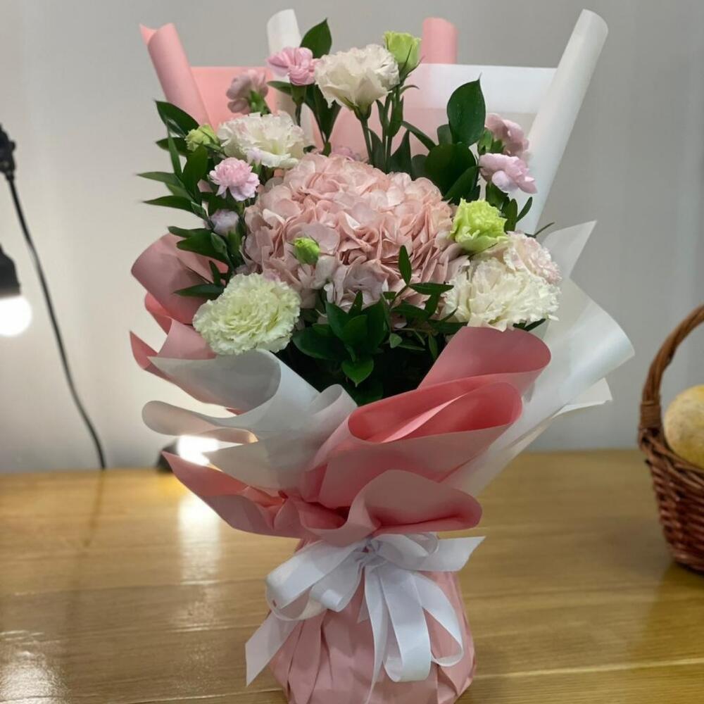 Букет в корейском оформлении