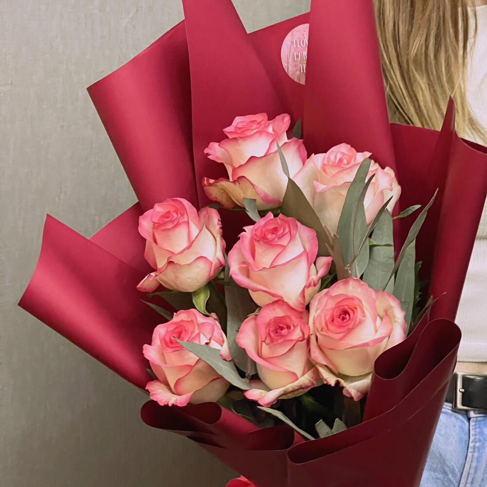 Монобукет из 7ми роз