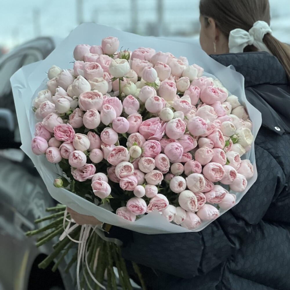 51 пионовидная кустовая роза