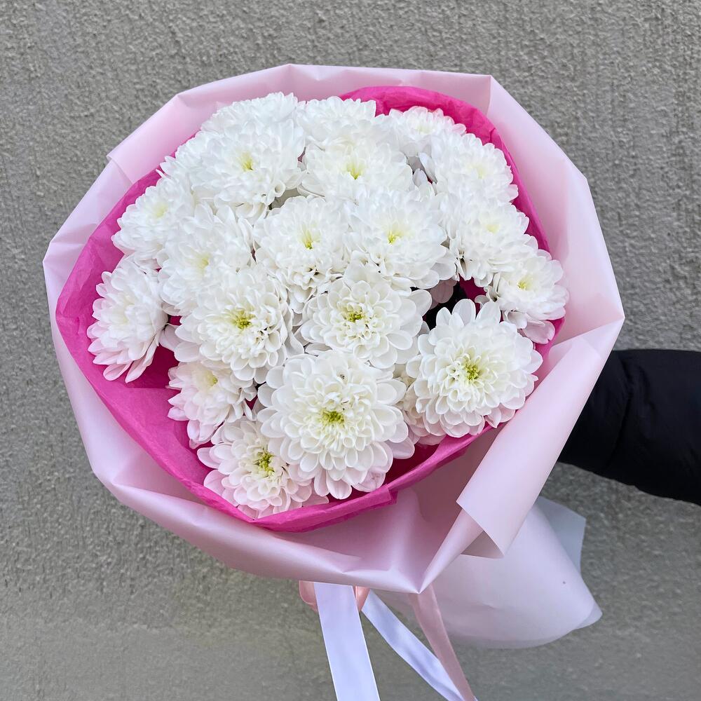 Монобукет хризантем